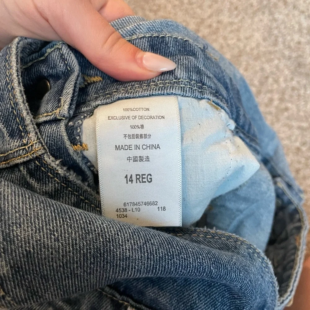 Levi’s Big Girls Denim Shortall‎ 14 Reg